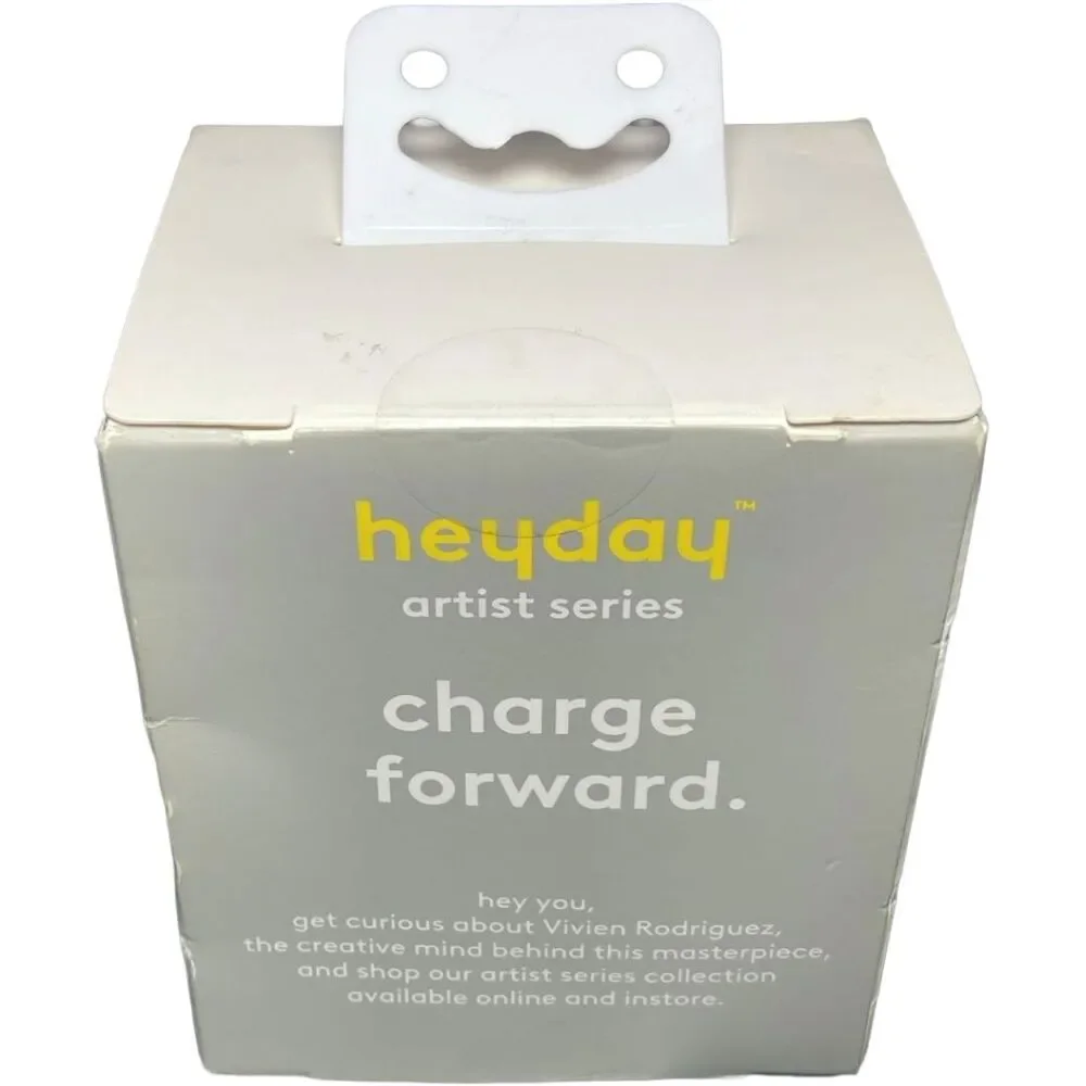 2-Port USB-C 25W Wall Charger Heyday Artist Series Vivien Rodriguez USB-A